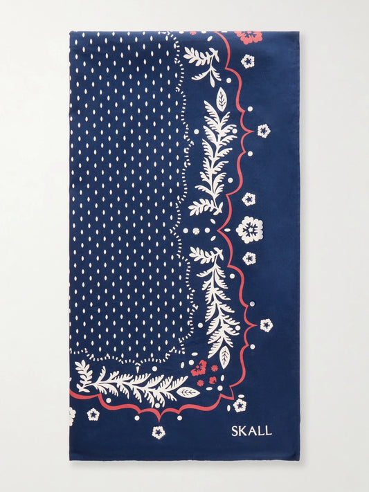 Juniper Printed Organic Cotton Scarf