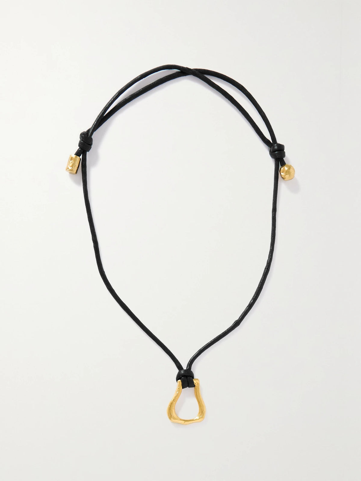 + Net Sustain The Mini Link Of Wanderlust Gold-plated Cord Necklace