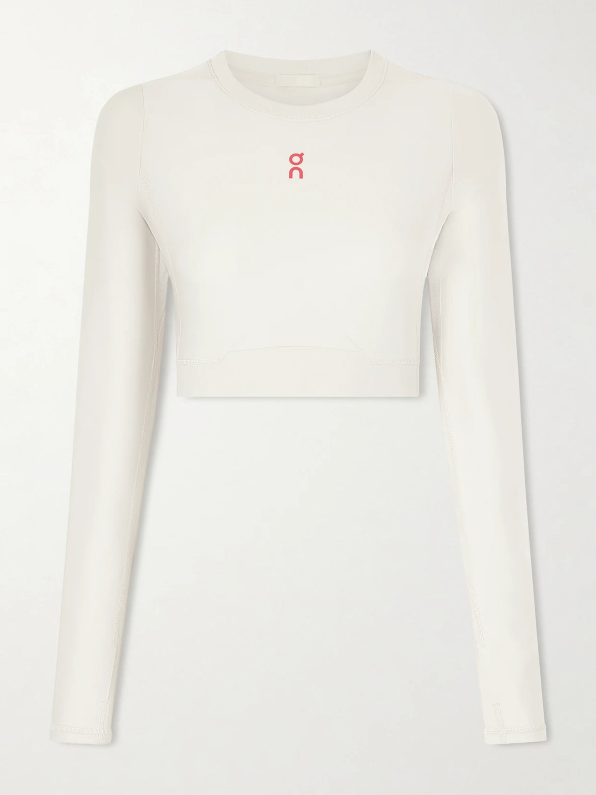 Year Of The Horse Cropped Mesh-trimmed Stretch Recycled Top