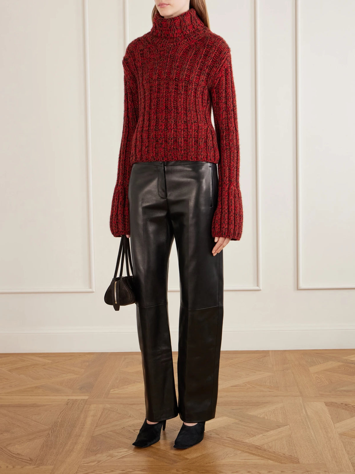 KHAITE Donna Suede Top-handle Bag