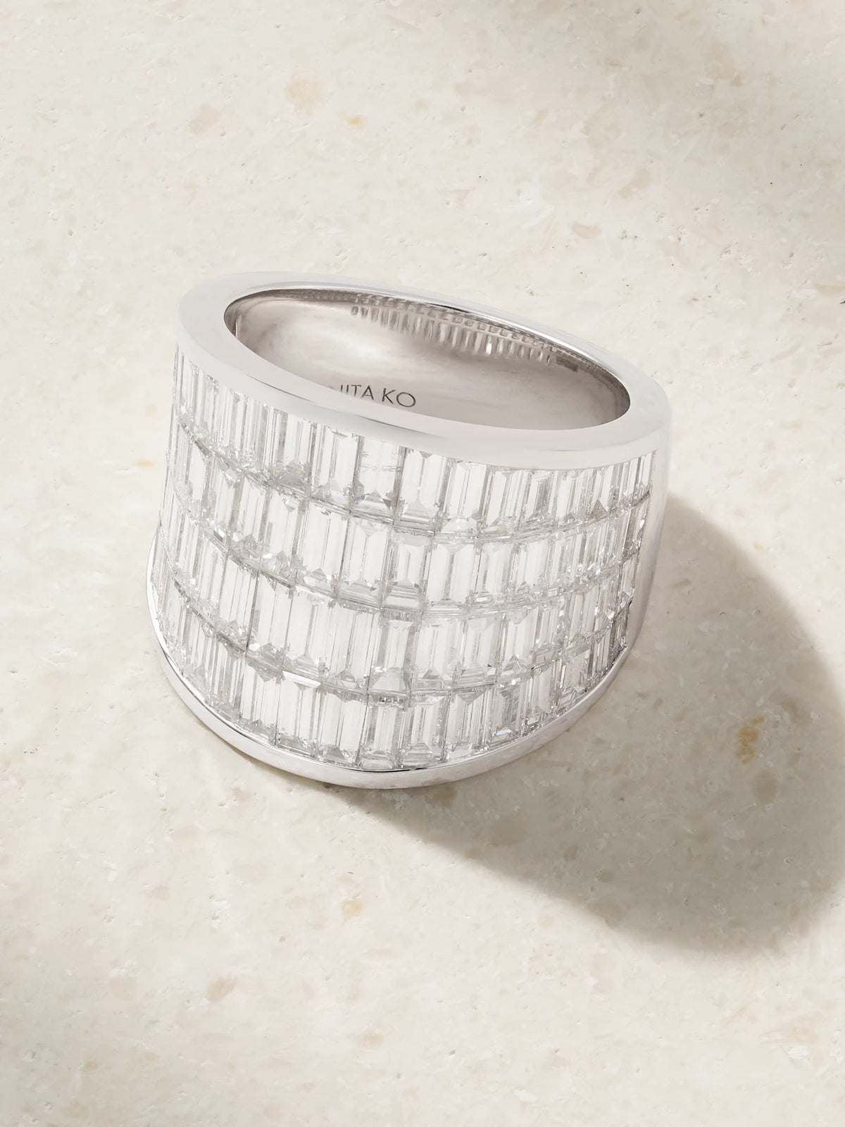 Galaxy 18-karat White Gold Diamond Ring