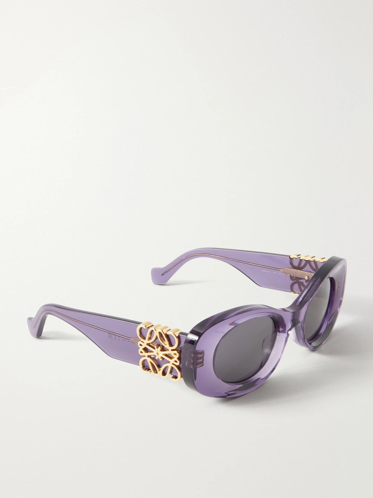 Oval-frame Acetate Sunglasses