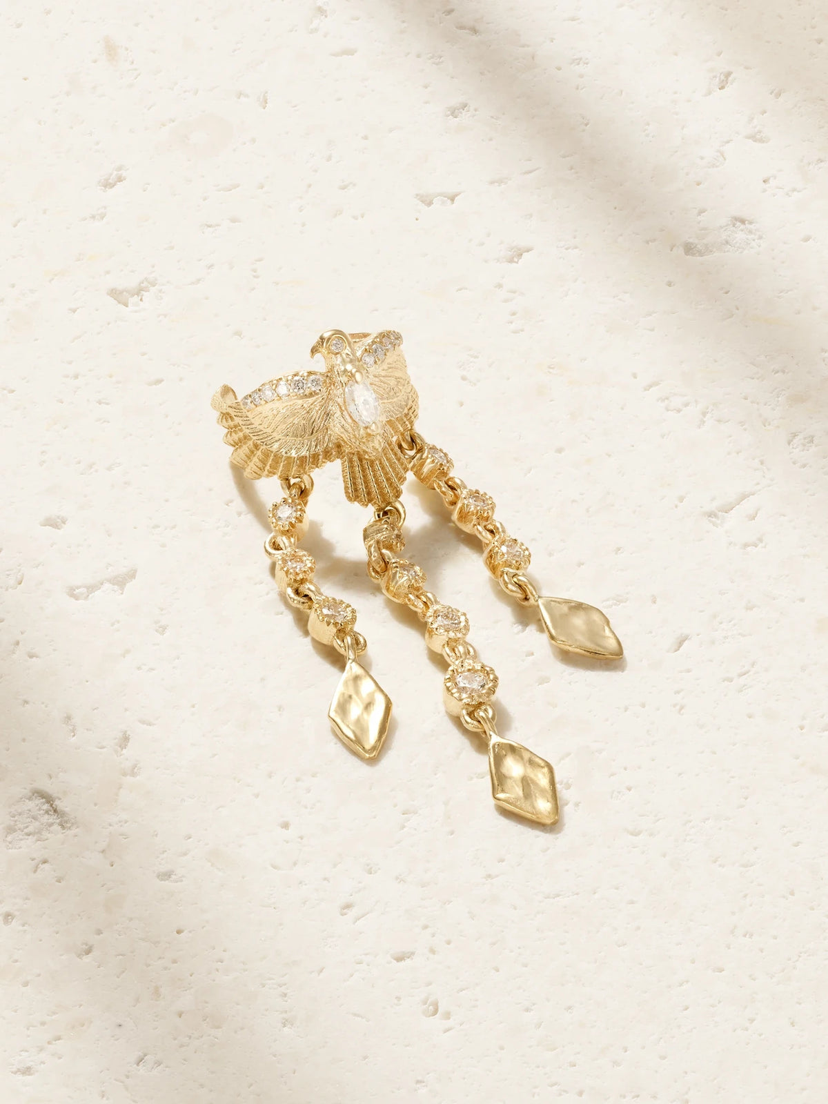 14-karat Gold Diamond Ear Cuff