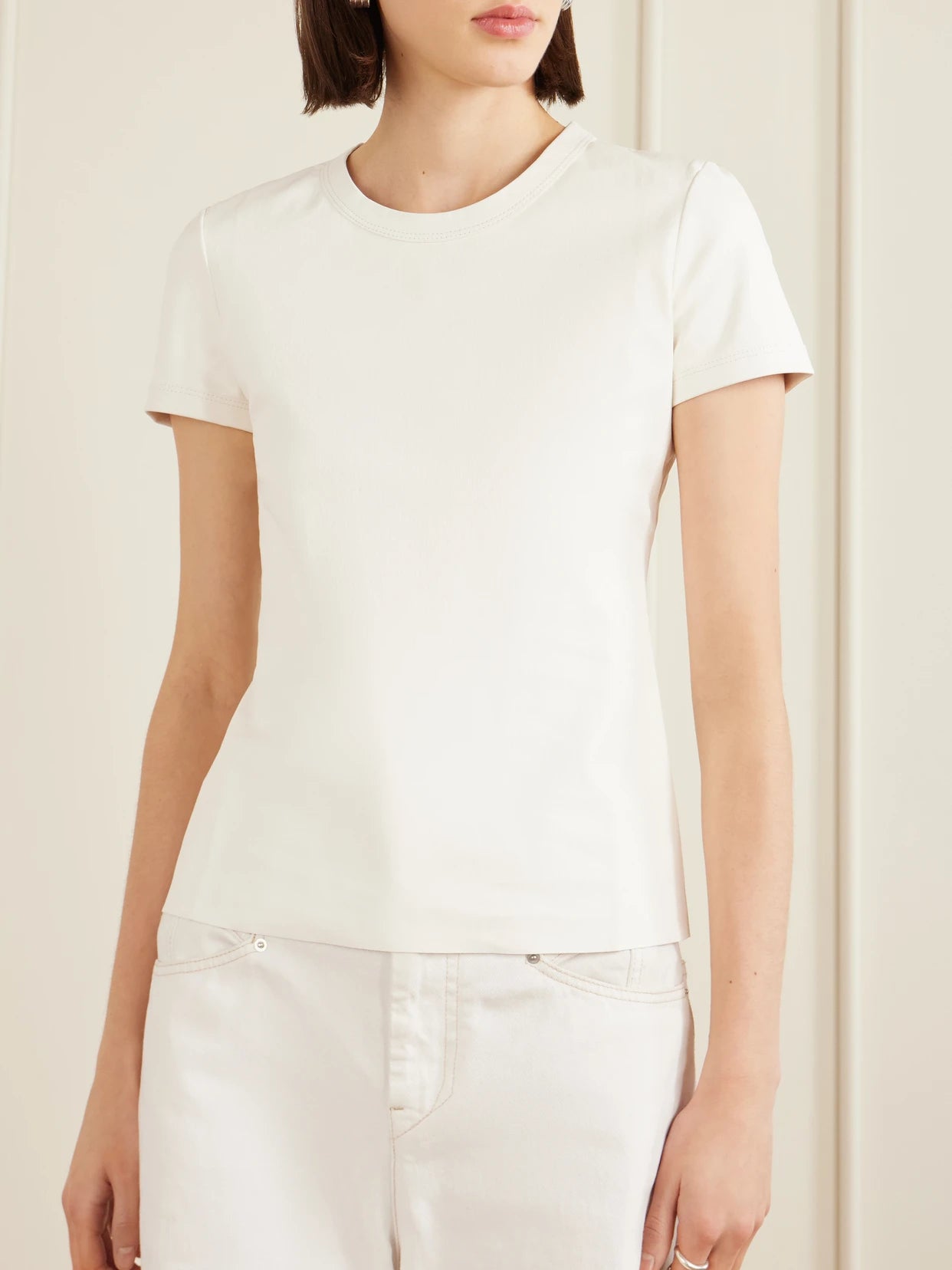 Leather T-shirt
