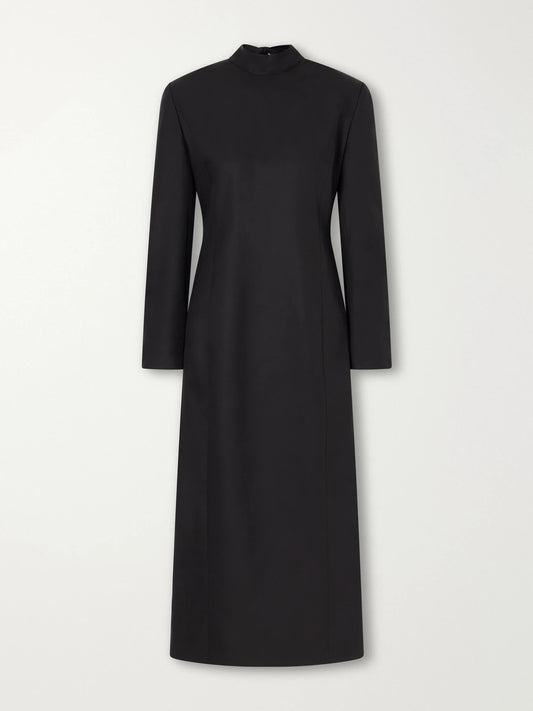 Heirlome Brigette Silk-twill Midi Dress