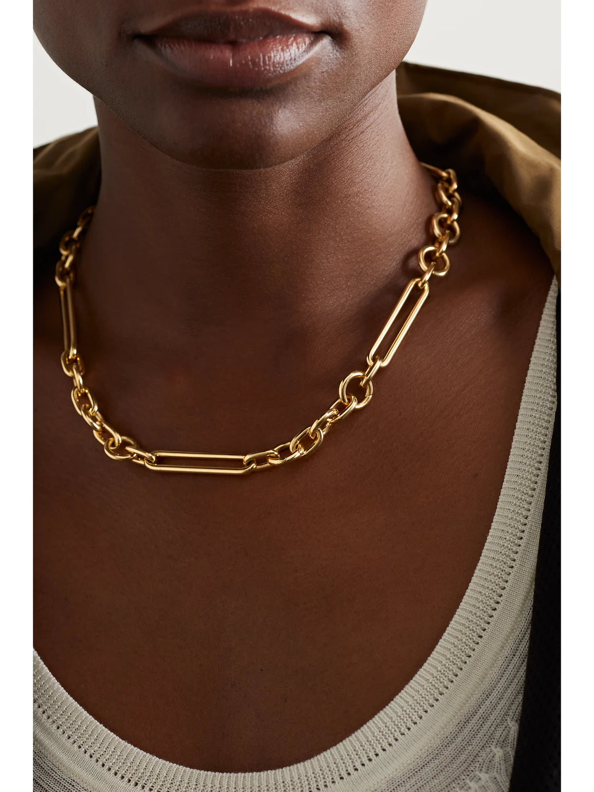 Image of Necklaces. Product name - + Net Sustain 18-karat Recycled Gold Necklace in Multi colour by brand - FoundRae