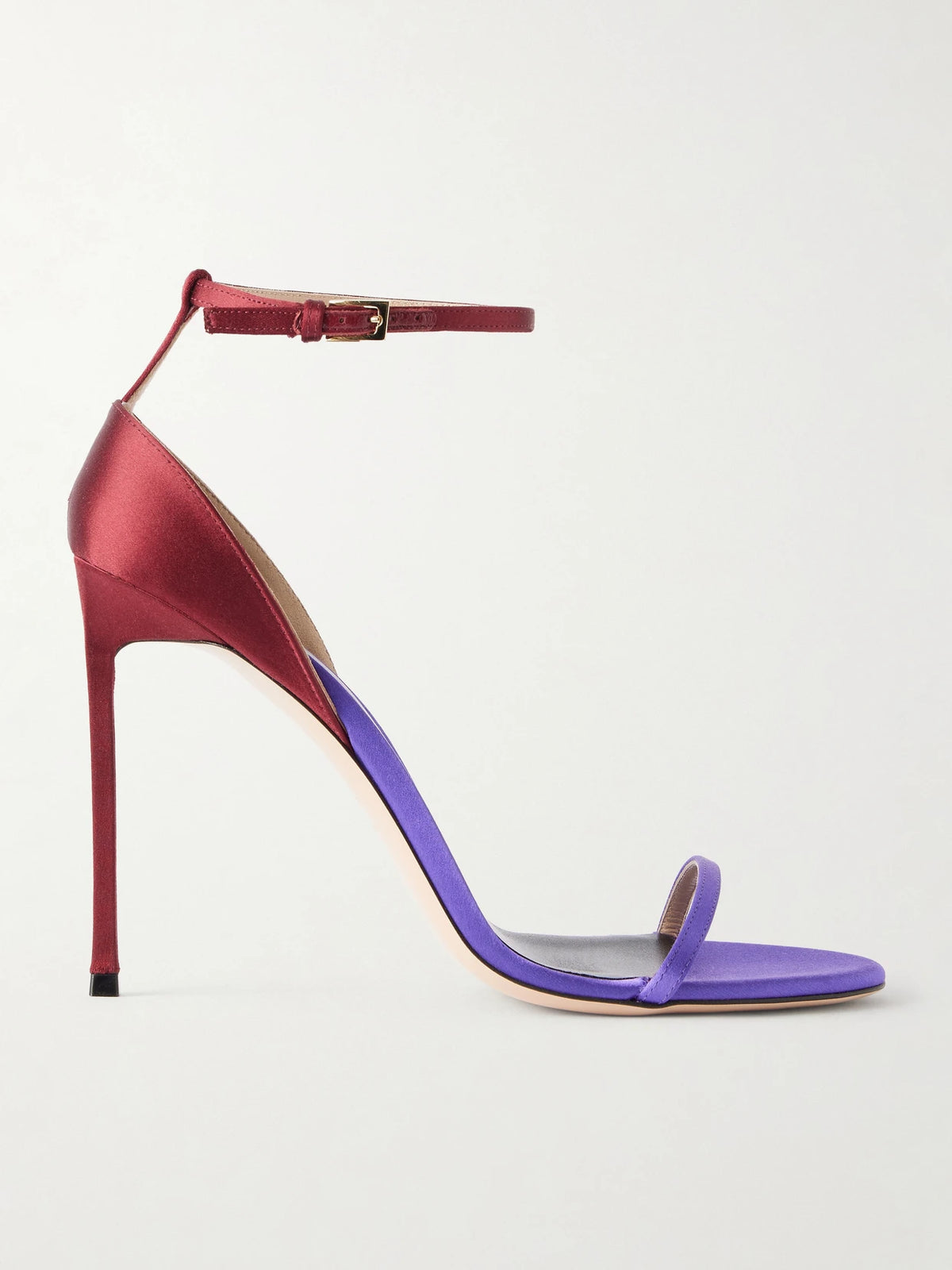 105 Two-tone Satin Sandals