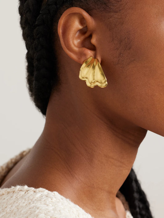 Image of Earrings. Product name - Ocean Gold-plated Earrings in Multi colour by brand - YSSO