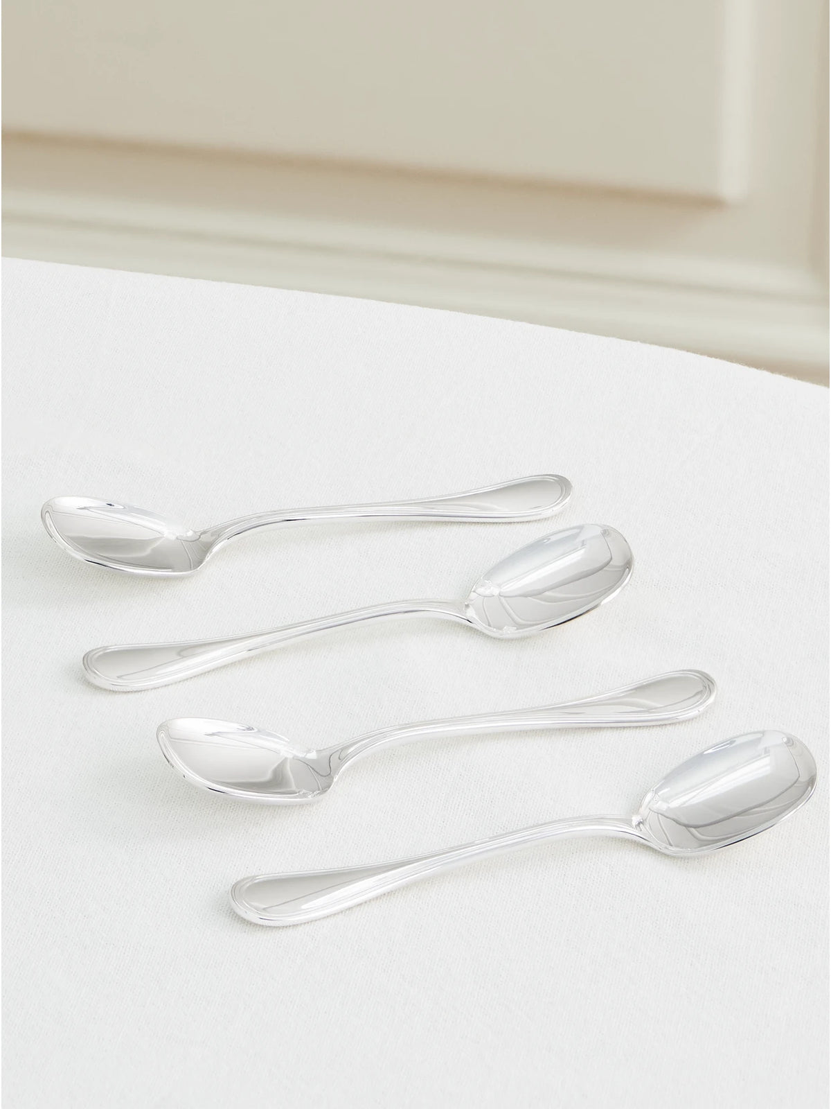 Albi Set Of Four Silver-plated Ice Cream Spoons