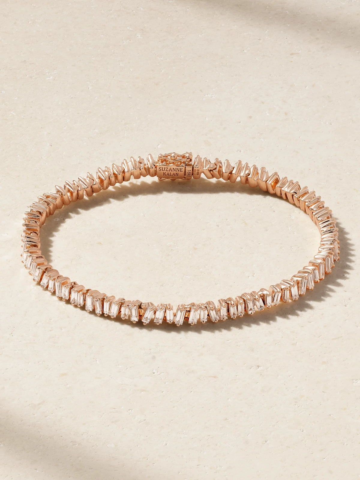 Fireworks 18-karat Rose Gold Diamond Bracelet