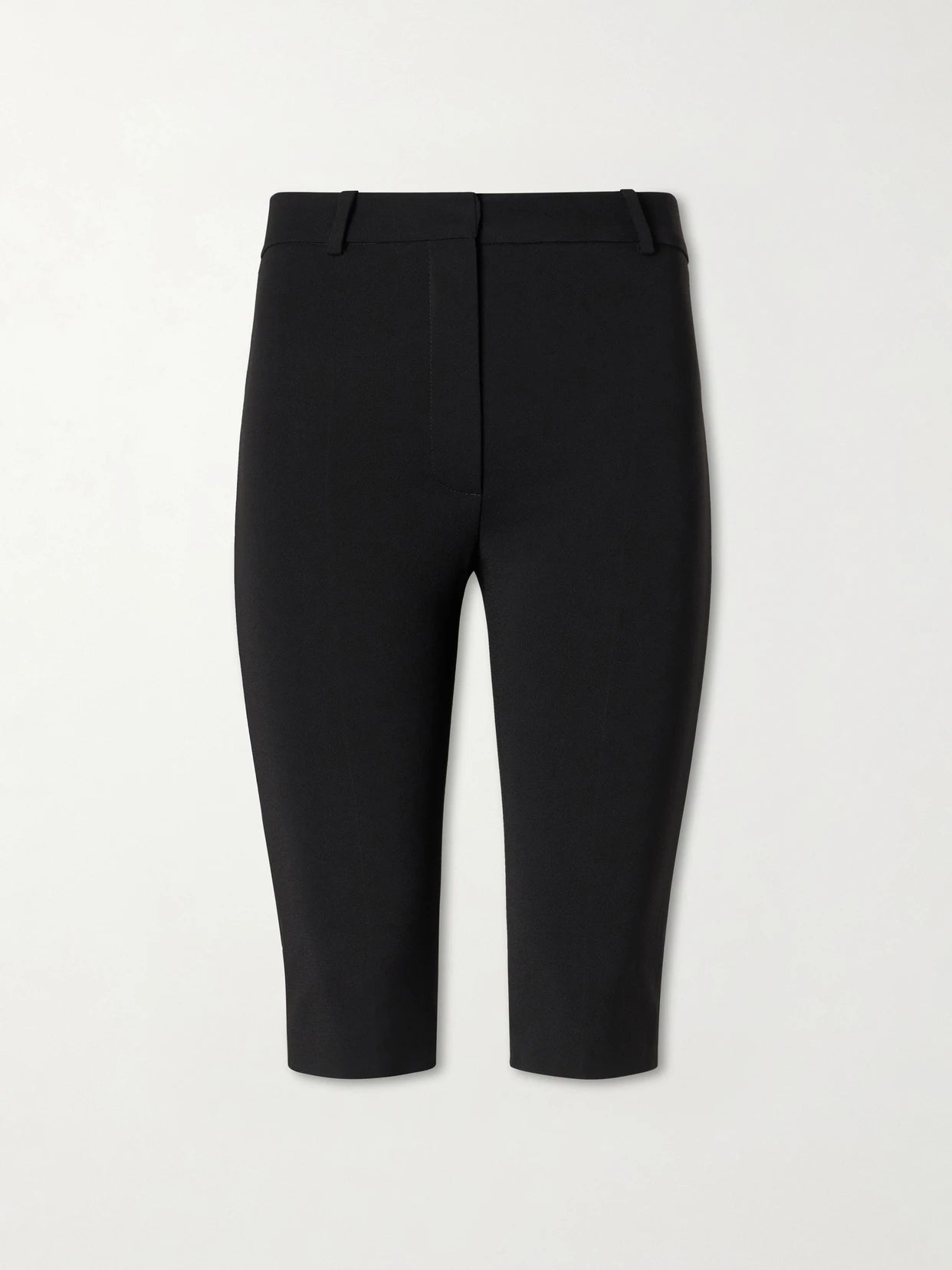 Crepe Straight-leg Capri Pants