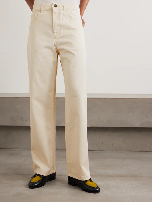 RÓHE High-rise Wide-leg Jeans