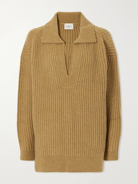 Le Kasha Malte Ribbed Cashmere Sweater