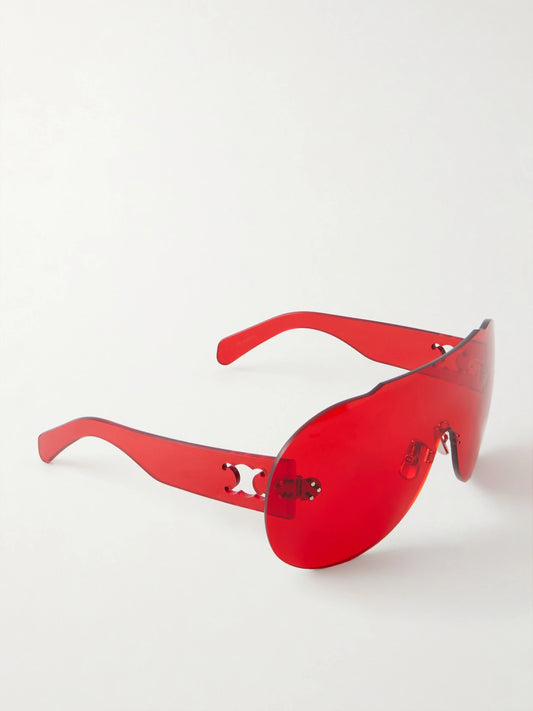 CELINE Eyewear Sundown Shade Aviator-style Injection Sunglasses