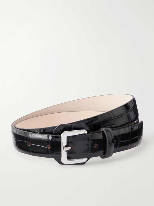 Déhanche Nini Embossed Leather Belt