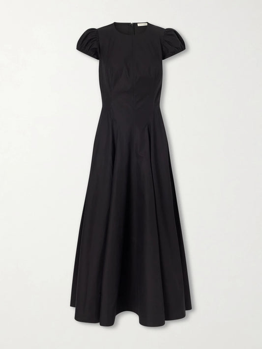 DÔEN Rivelle Cotton-poplin Midi Dress