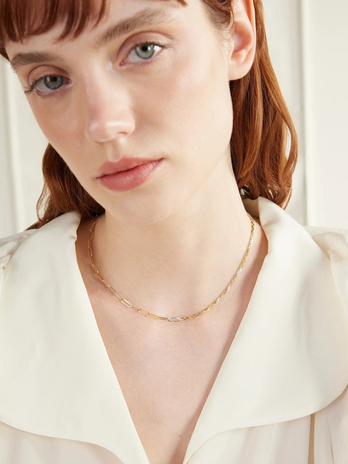 Image of Necklaces. Product name - 18-karat Gold Necklace in Multi colour by brand - Yvonne Léon
