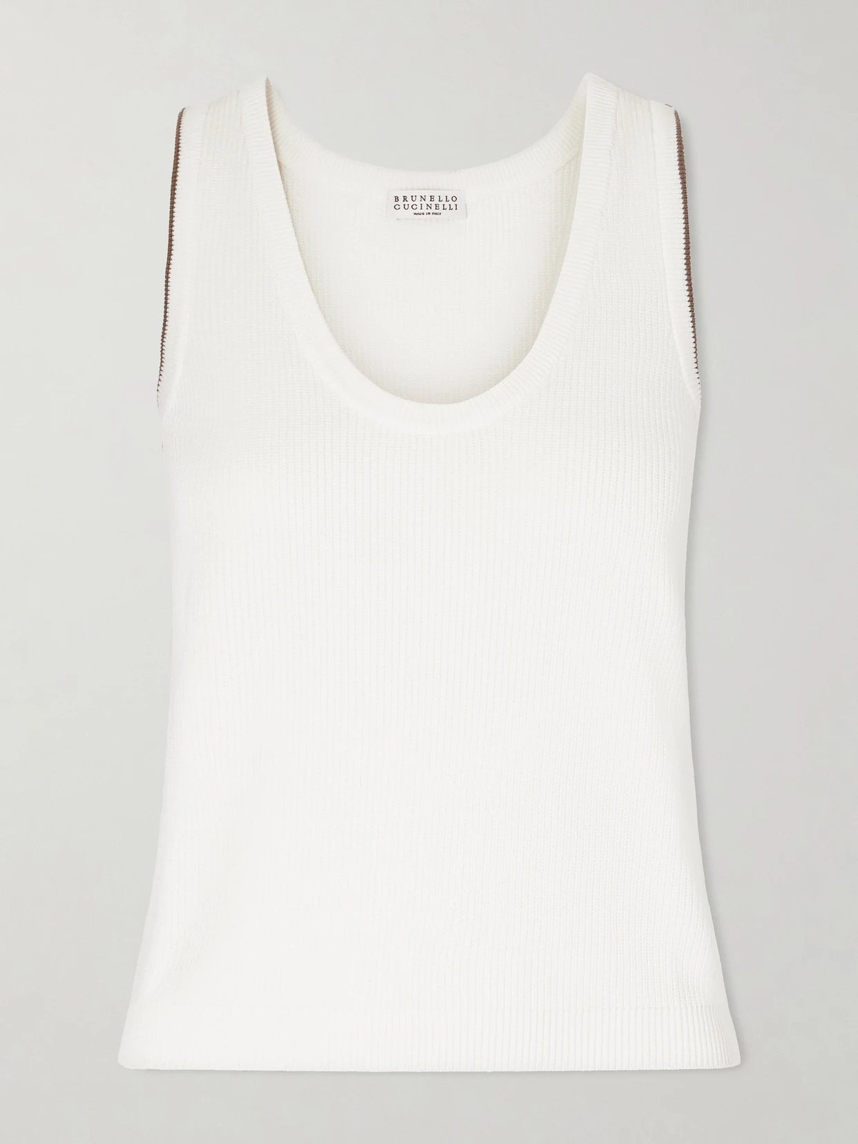 Ribbed Cotton Tank
