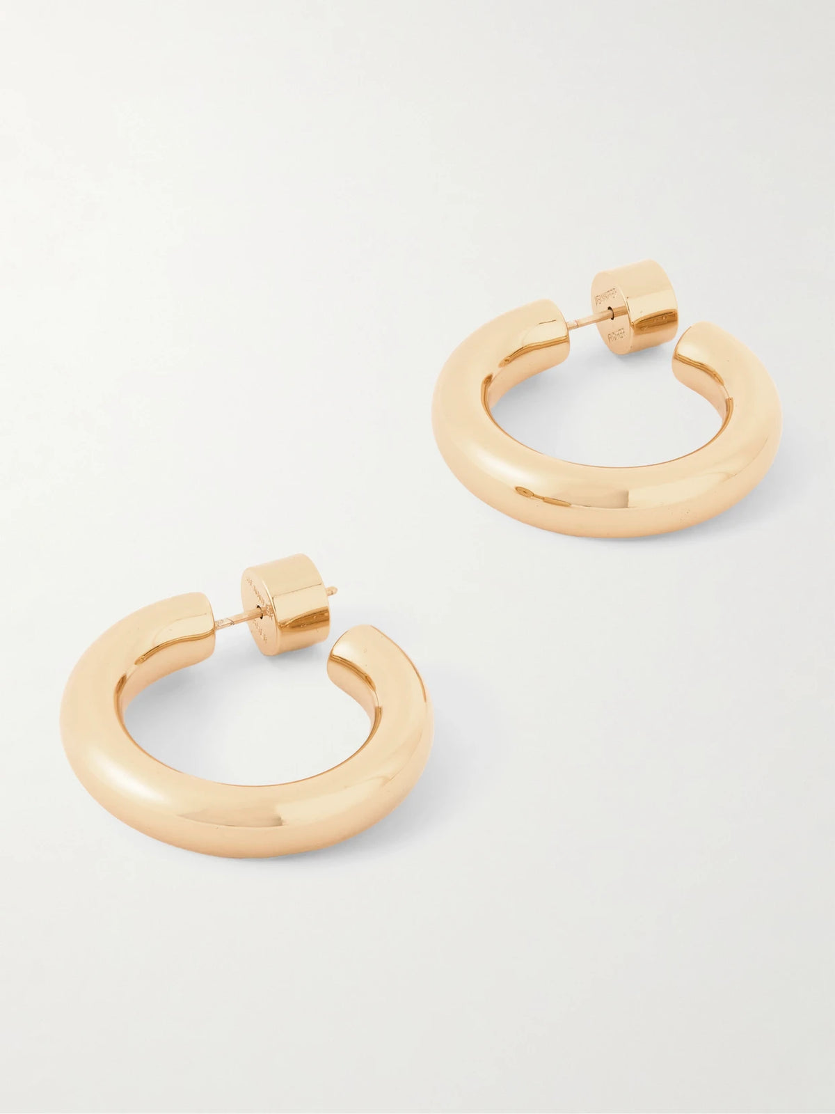 Natasha Huggies Gold-plated Hoop Earrings