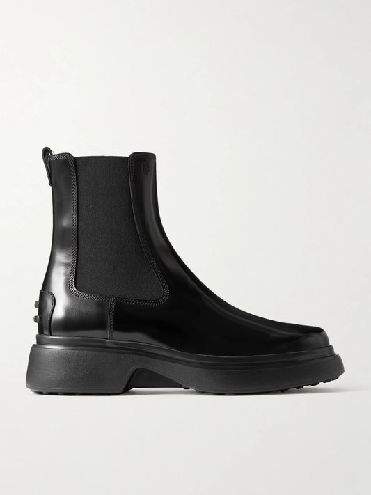 Gomma Leather Chelsea Boots