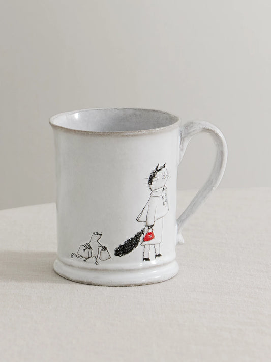 + Grace Coddington Keeping Up Painted Ceramic Mug
