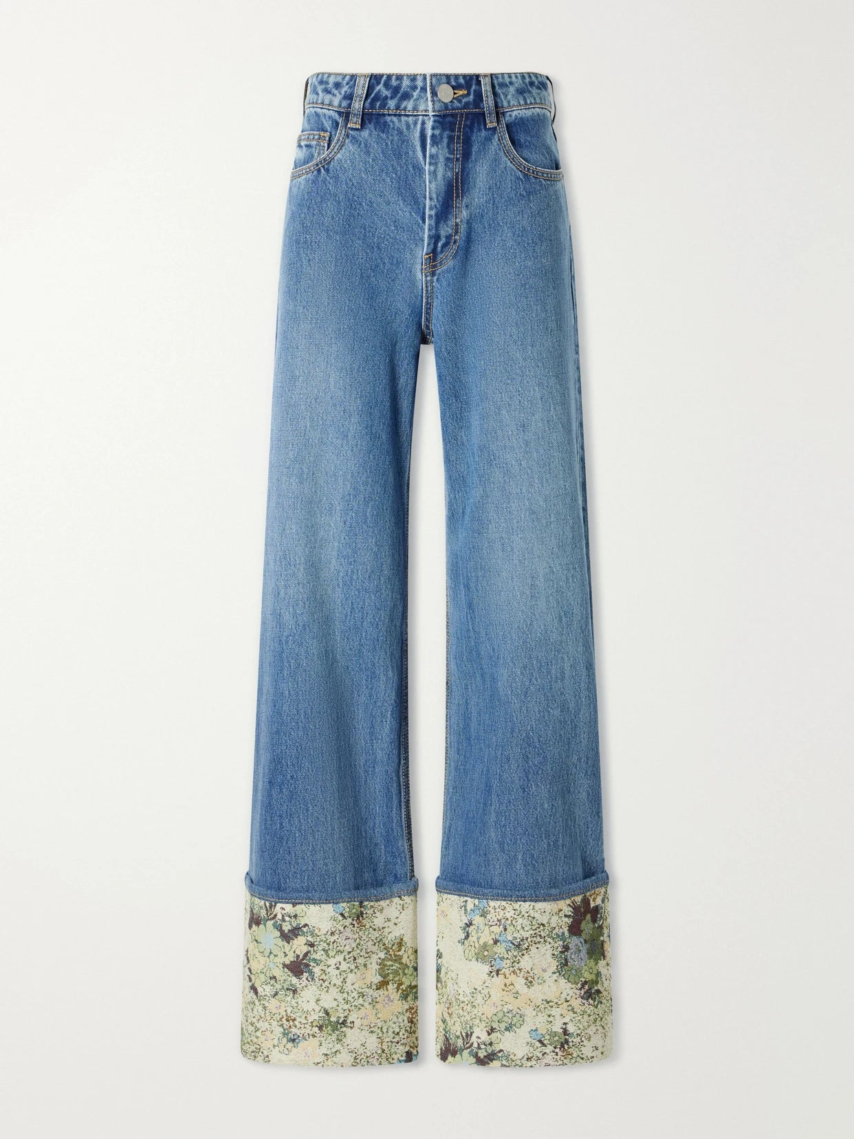 Marcel Printed Straight-leg Jeans