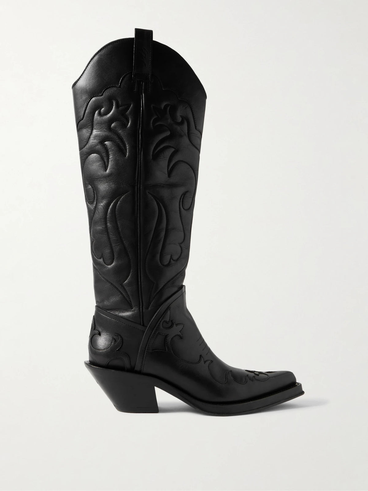 Capitana 50 Embroidered Leather Knee Boots