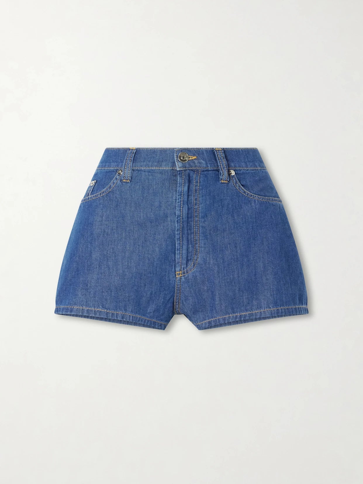 Denim High-rise Shorts