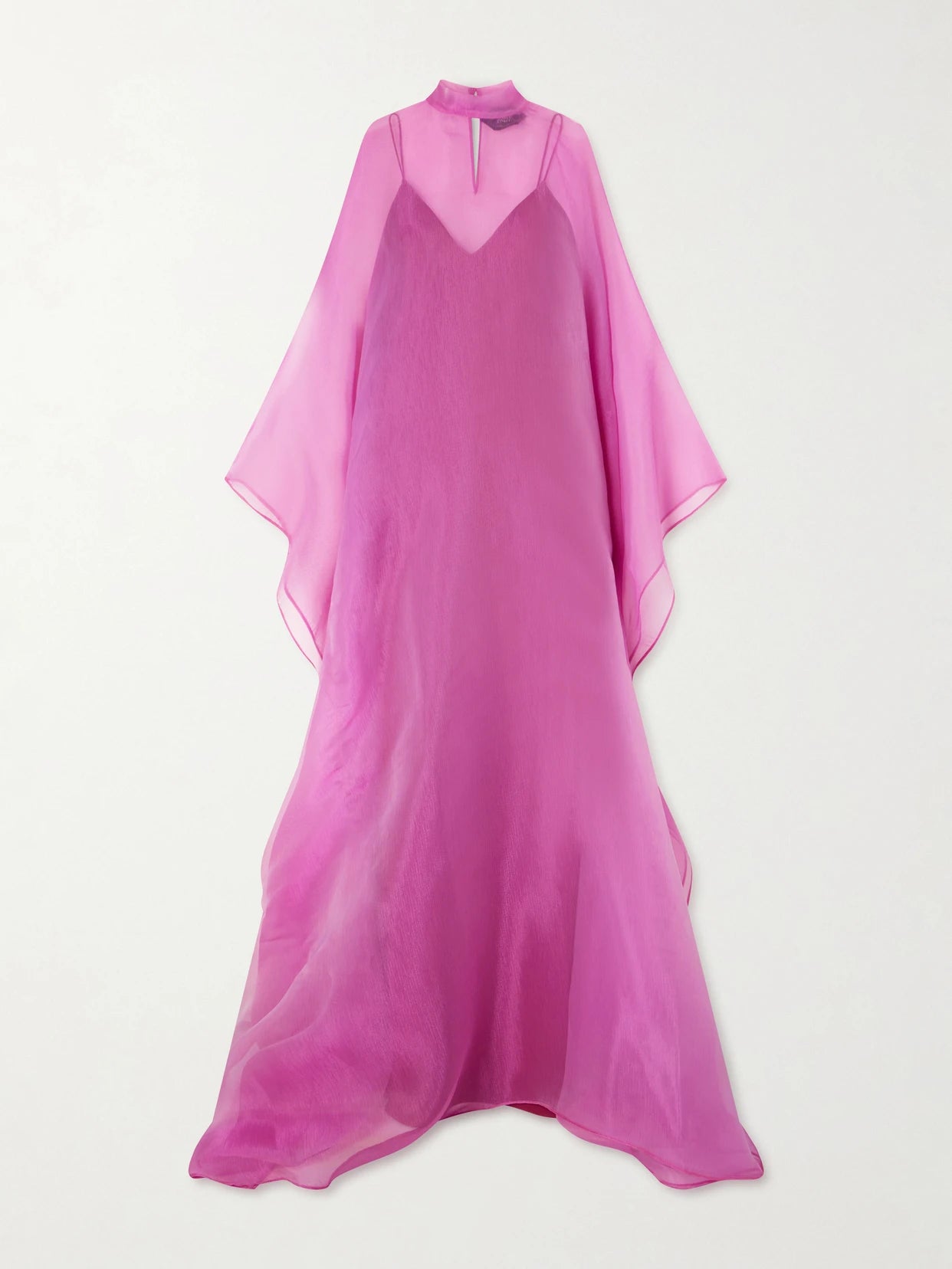 Sphinx Organza Turtleneck Gown