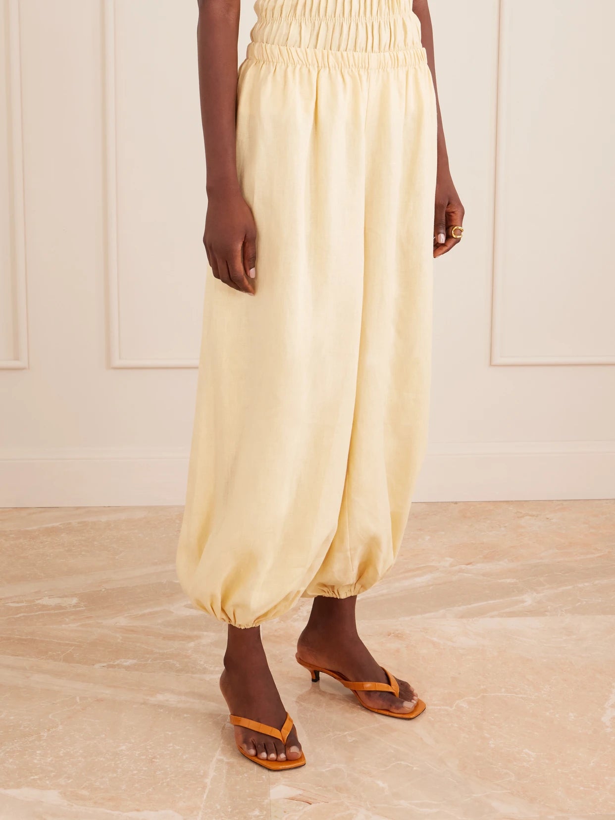 Kortez Linen Balloon Pants
