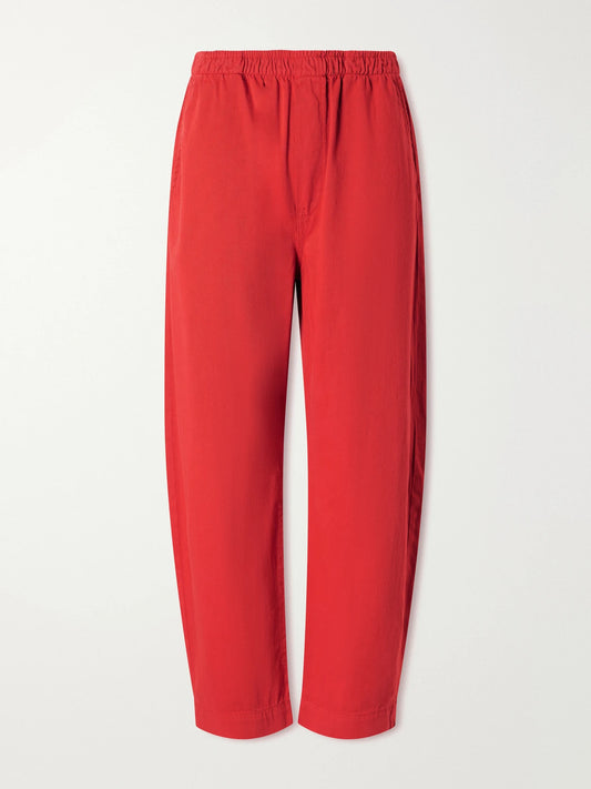 Jamie Haller Boxer Cotton Wide-leg Pants