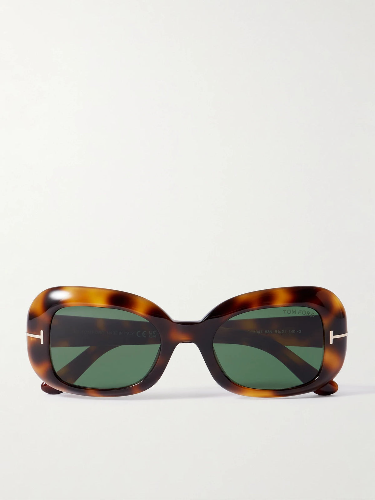 Paloma Square-frame Tortoiseshell Acetate Sunglasses