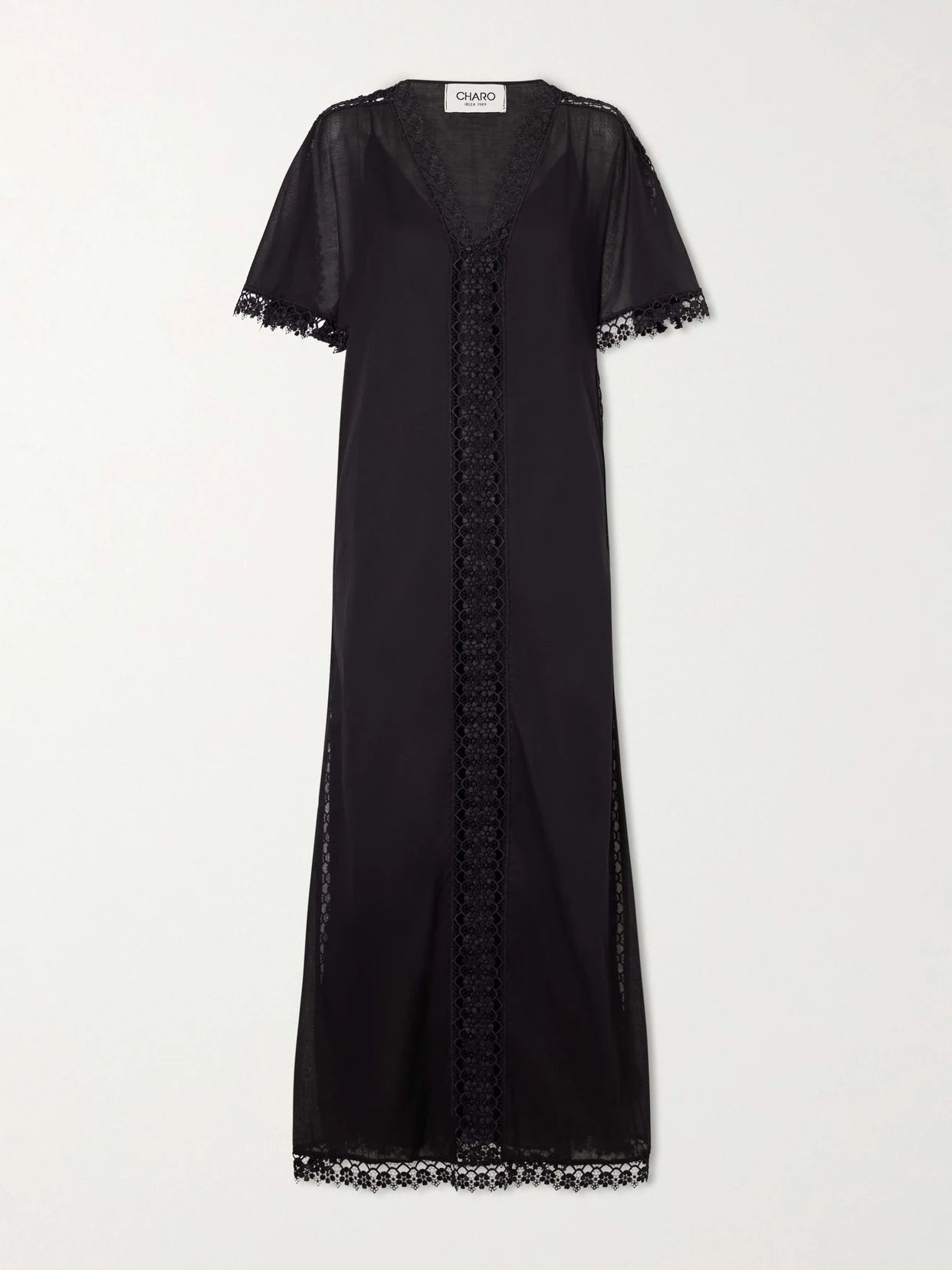 Embroidered Cotton-blend Cover-up