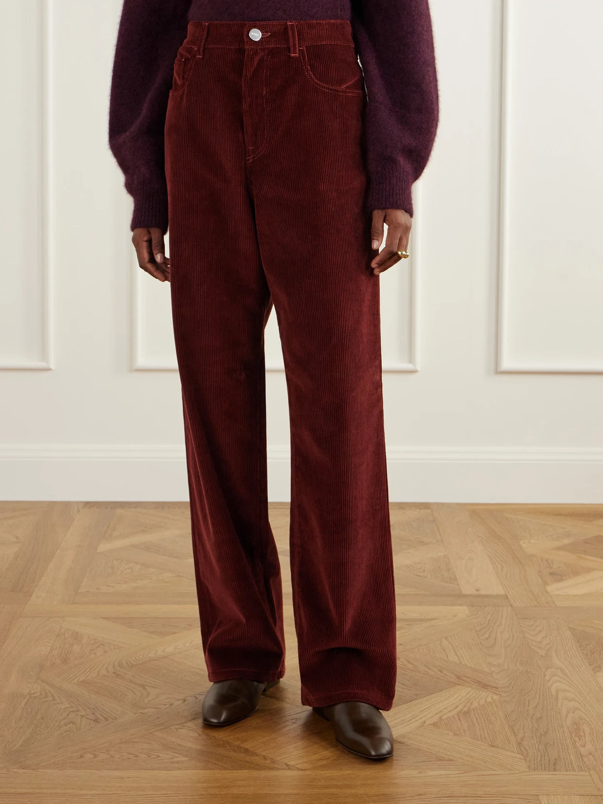 RÓHE Bruun Cotton-corduroy Wide-leg Pants