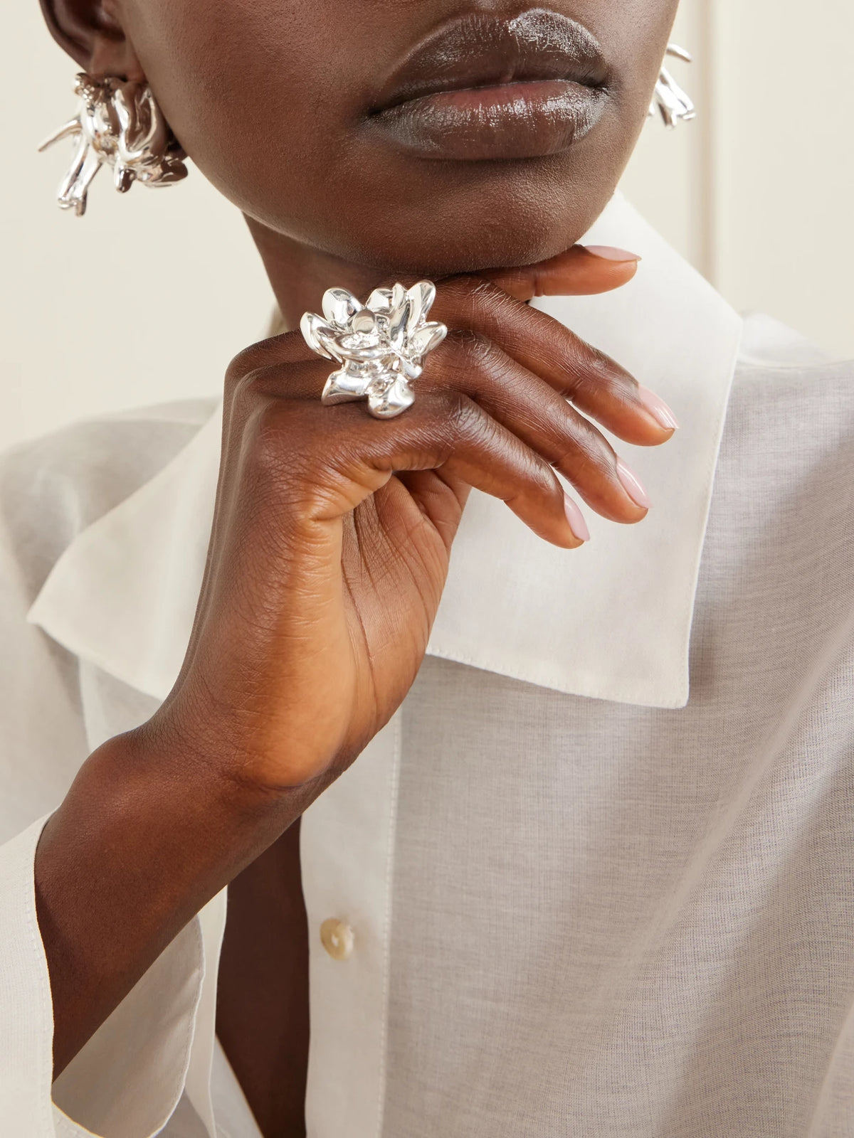Image of Rings. Product name - Silver-plated Ring in R colour by brand - Completedworks
