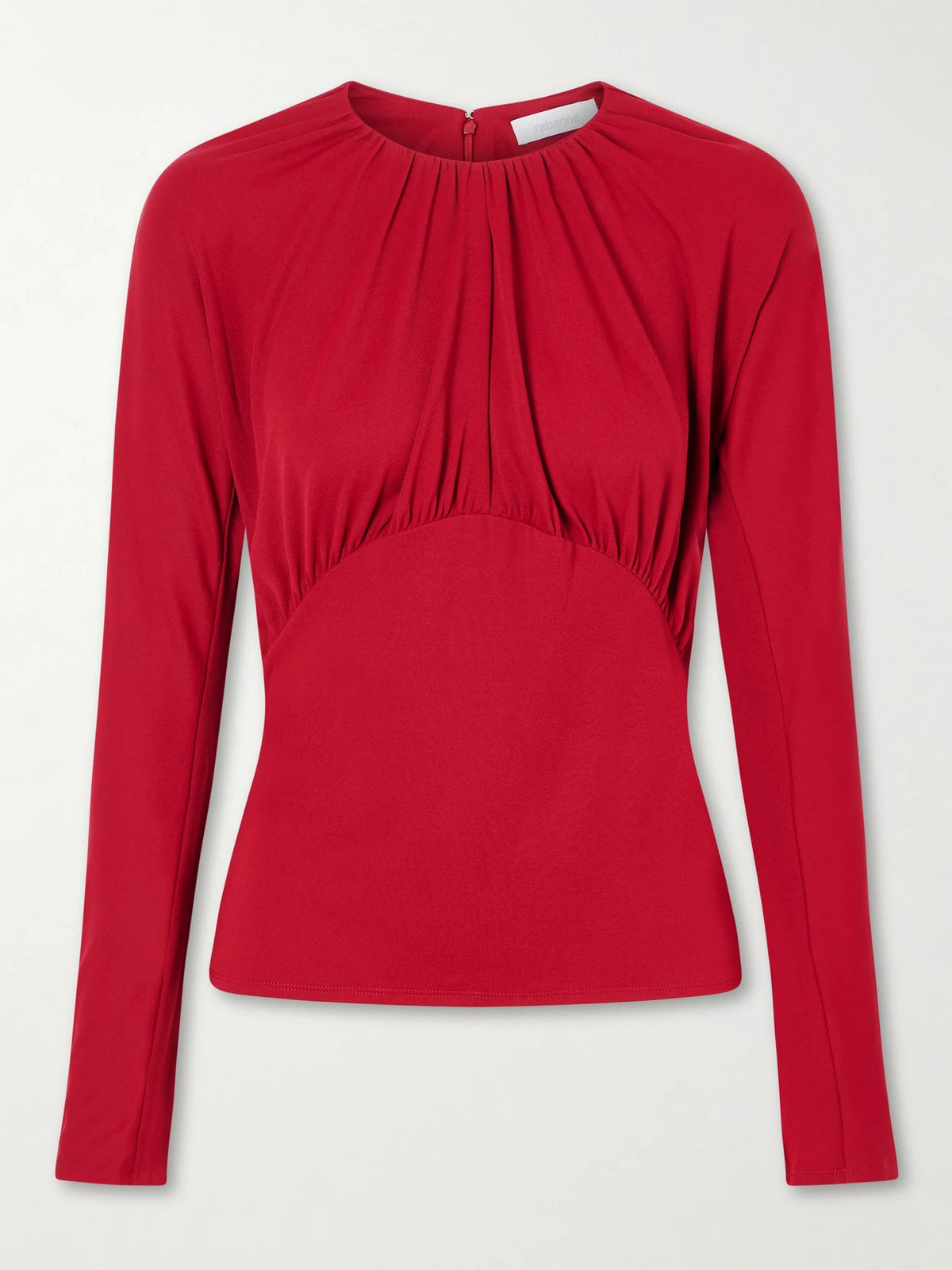 Ruched Chiffon Blouse