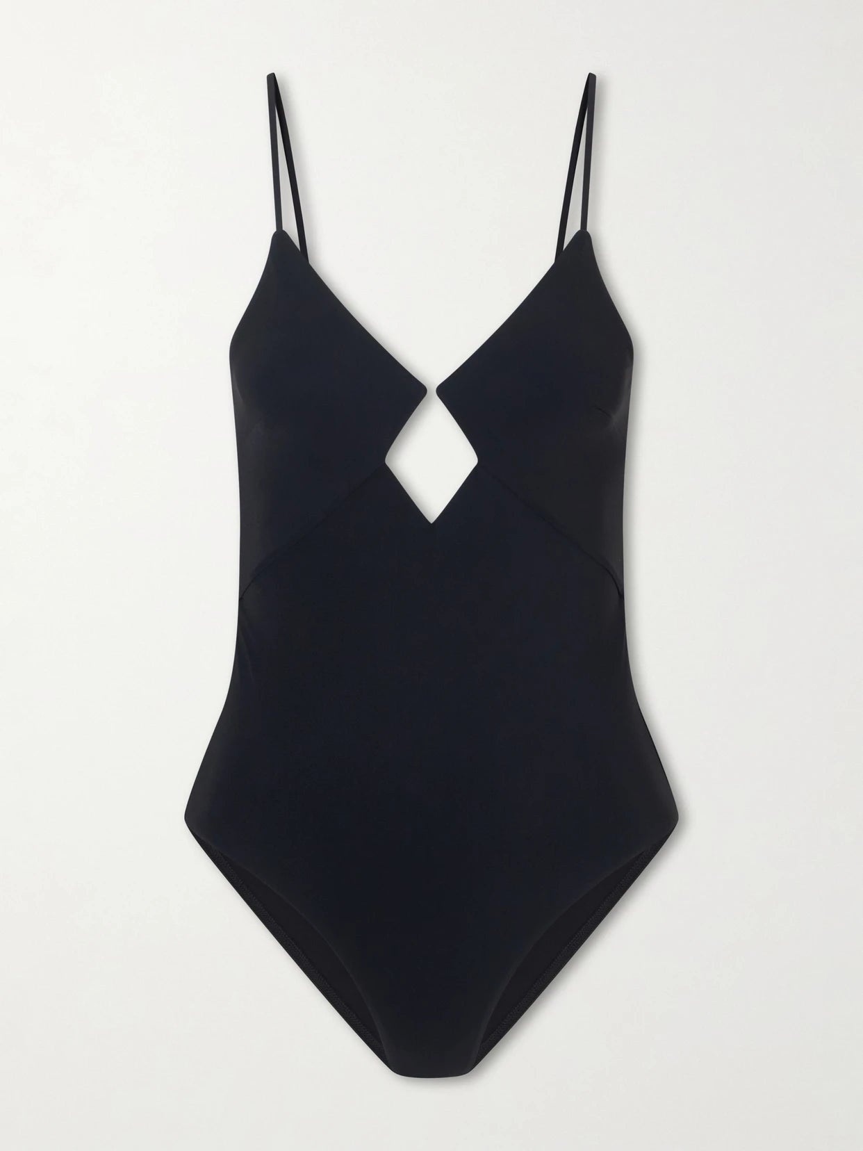 Image of Swimwear. Product name - Roselight Diamond Wire Swimsuit in Black colour by brand - Zimmermann