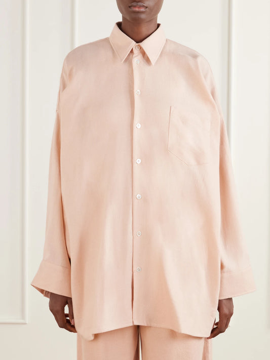 Marrakshi Life The Oversized Cotton Oxford Shirt