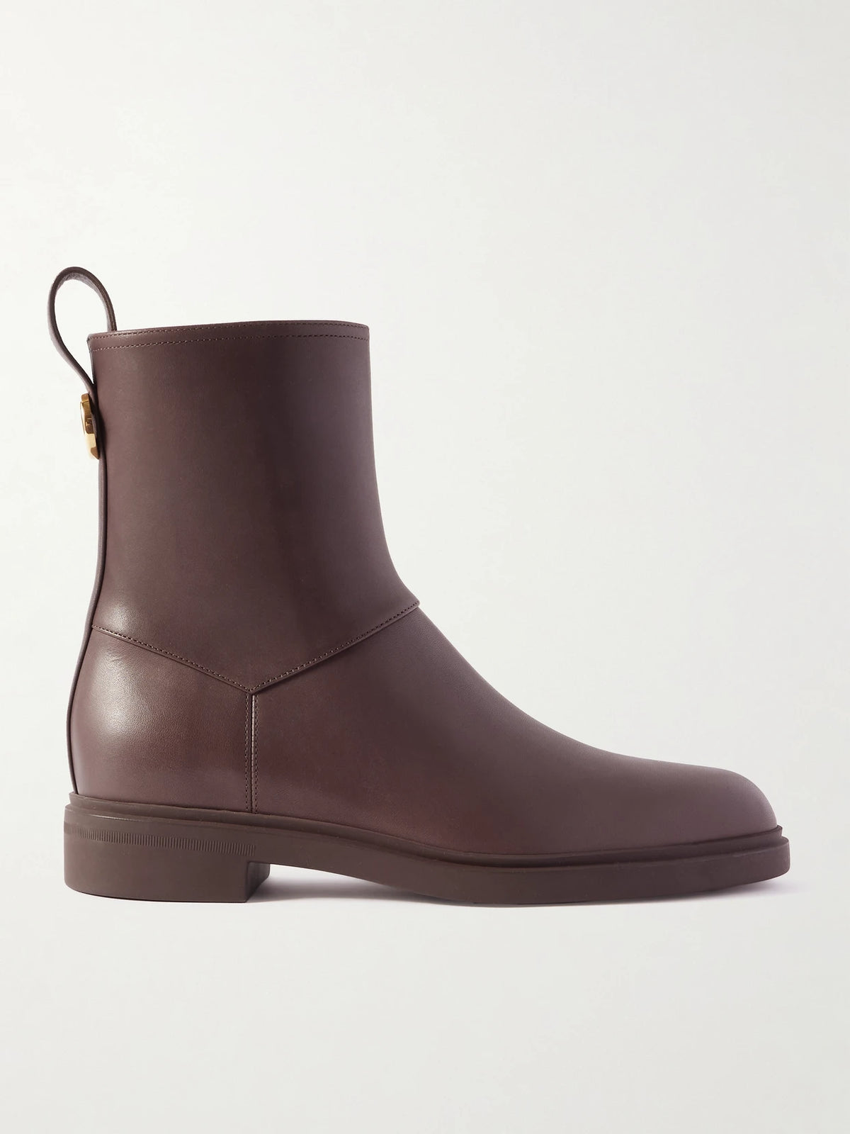 Kilda Paneled Leather Ankle Boots