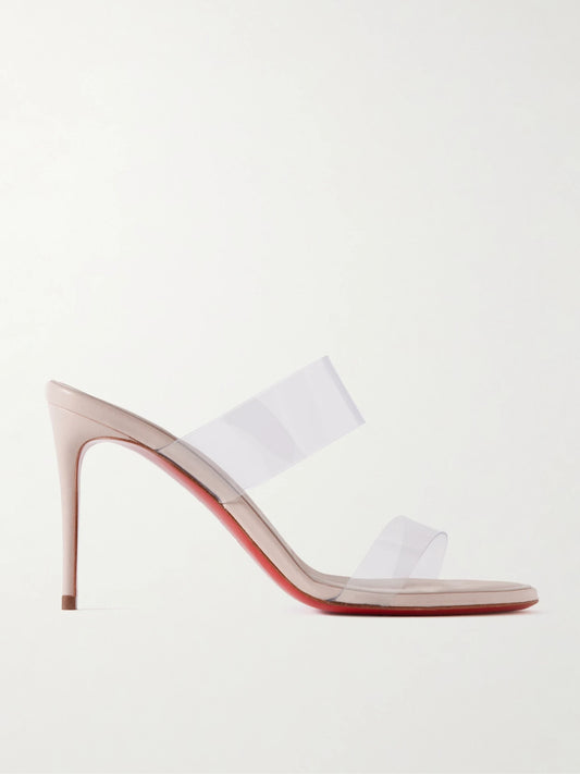 Just Loubi 85 Pvc Mules