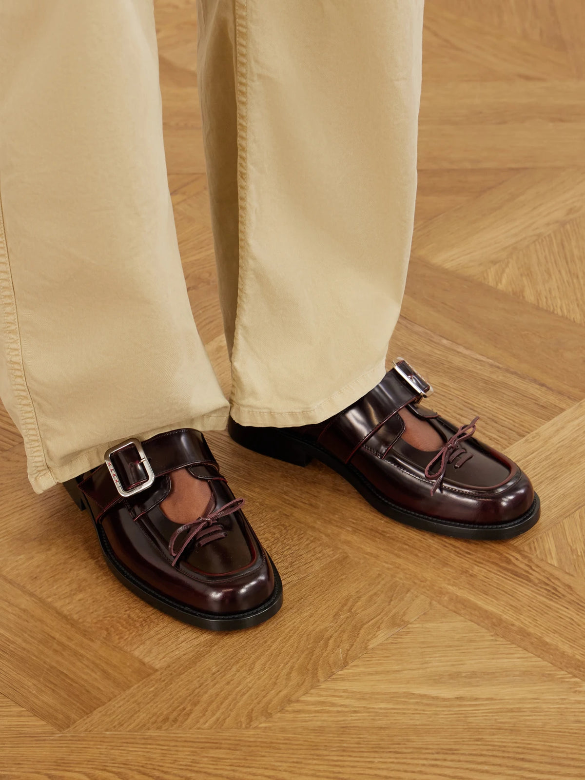 Marni Sabot Leather Slip-ons
