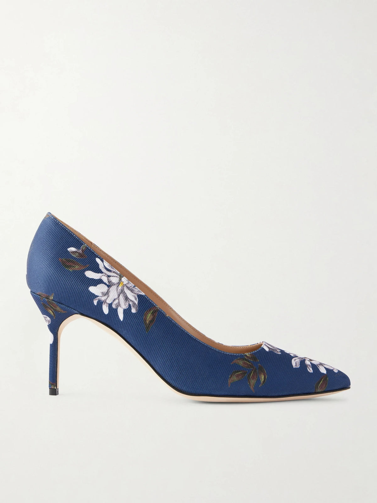 + Emilia Wickstead 70 Floral-print Woven Pumps