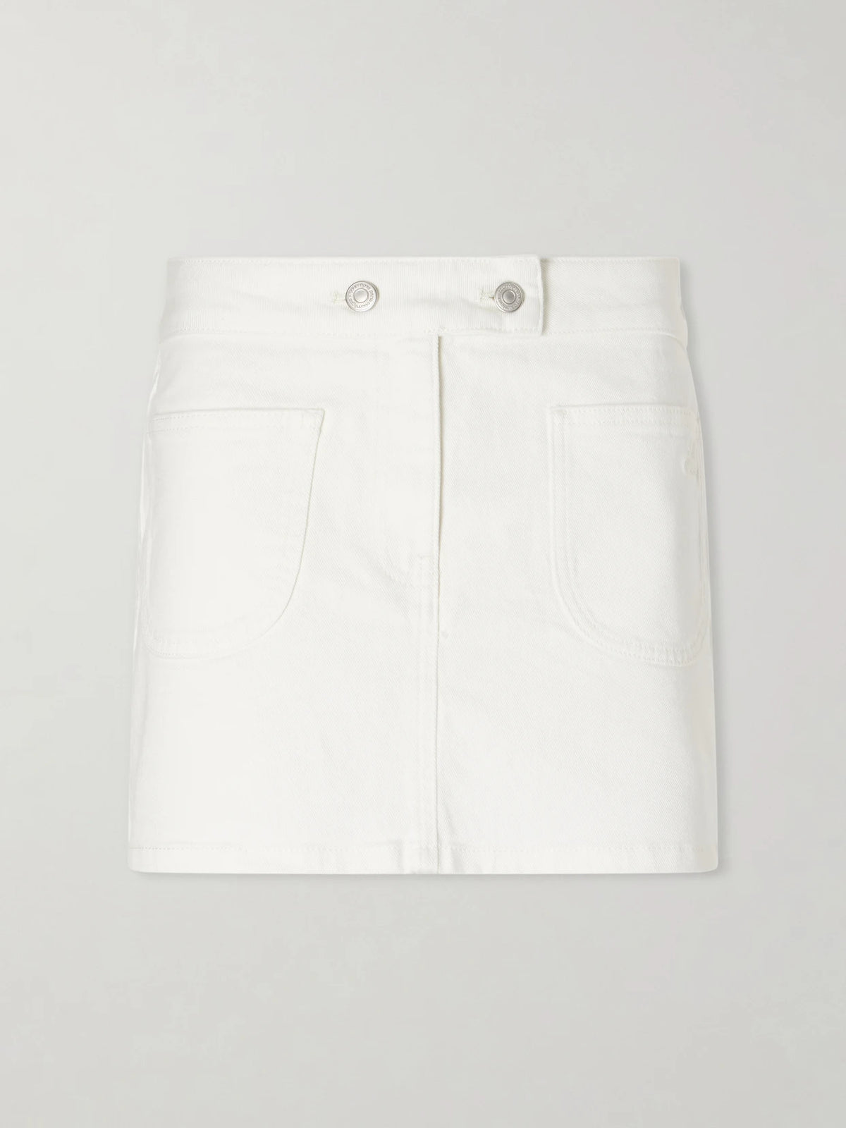 COURREGES Denim Mini Skirt