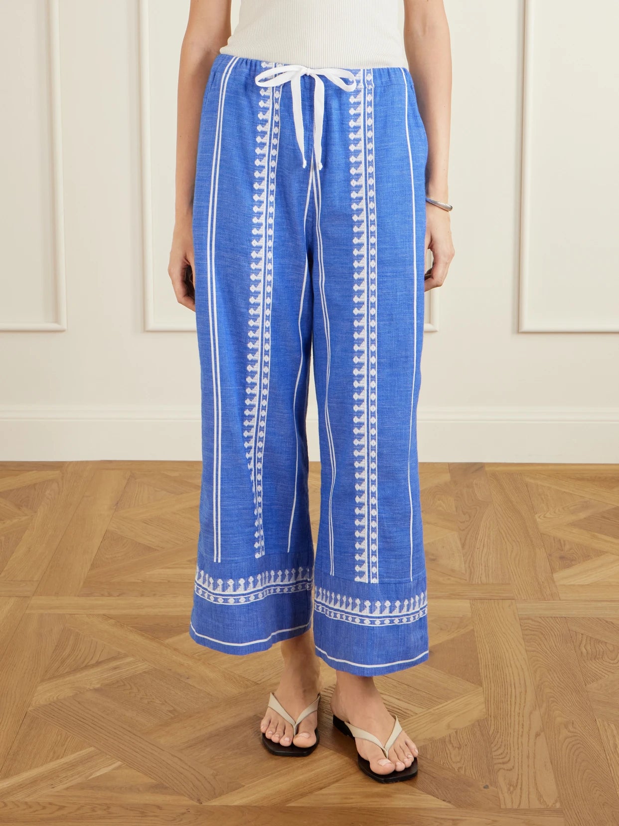 Desta Straight-leg Cotton Pants