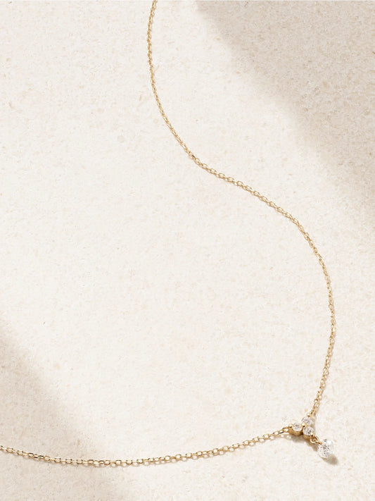 Persée 18-karat Gold Diamond Necklace