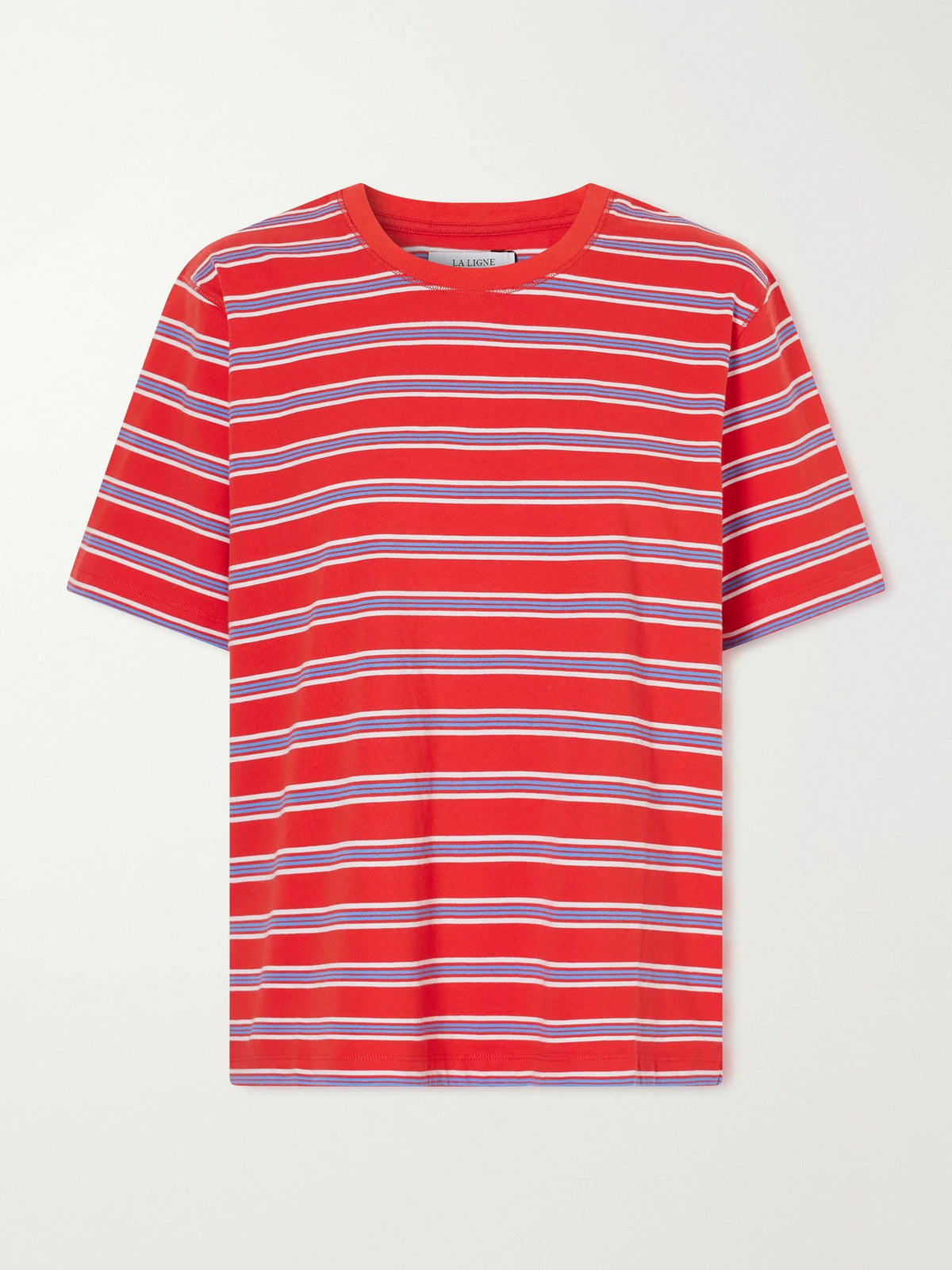 La Ligne Boyfriend Striped Cotton-jersey T-shirt