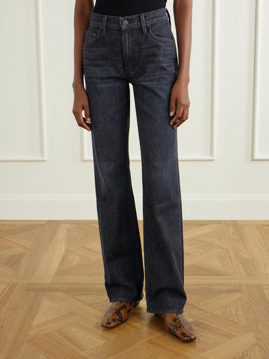 Mother The Reifler Stretch Mid-rise Straight-leg Jeans