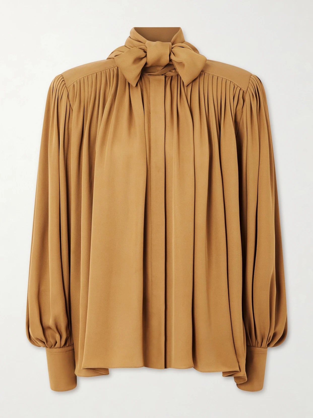 Vali Pussy-bow Silk-georgette Blouse