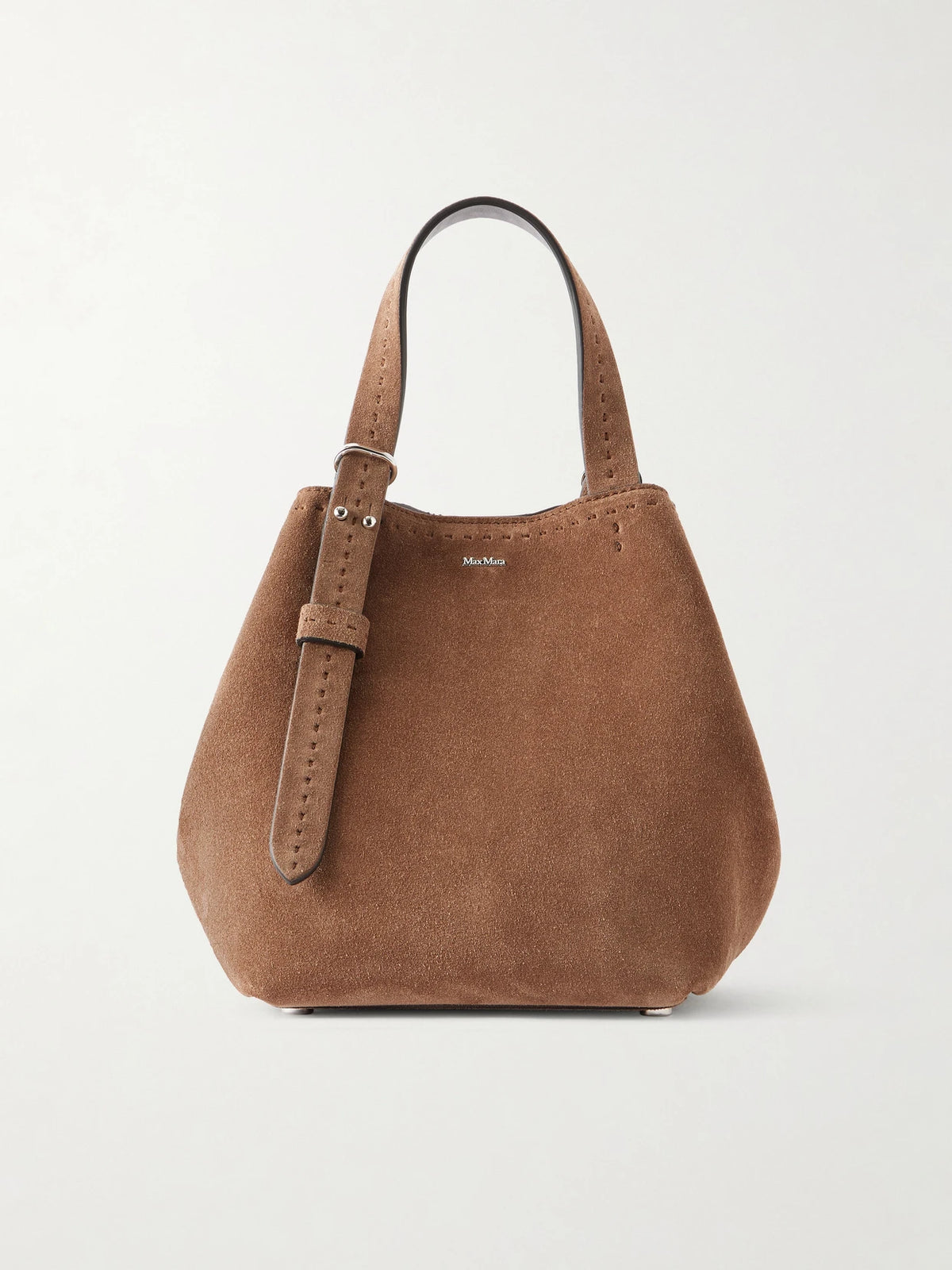 Archetipo Logo-embellished Suede Tote