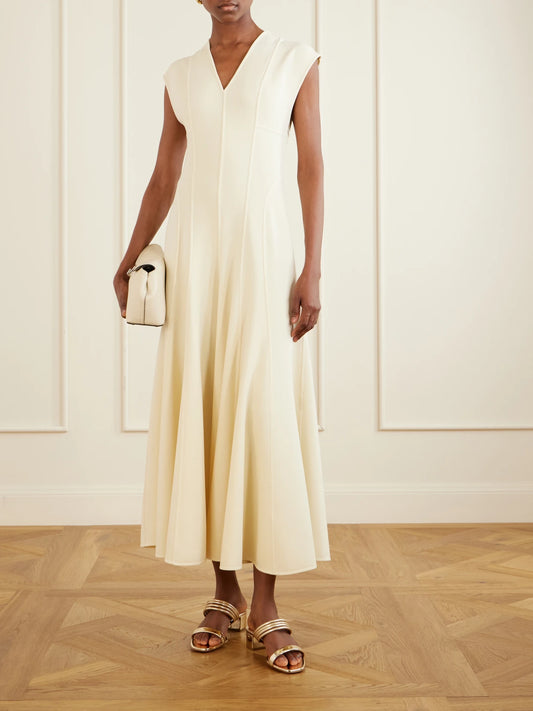 Image of Heels. Product name - Collier 35 Embellished Metallic Leather Mule in Gold colour by brand - Aquazzura